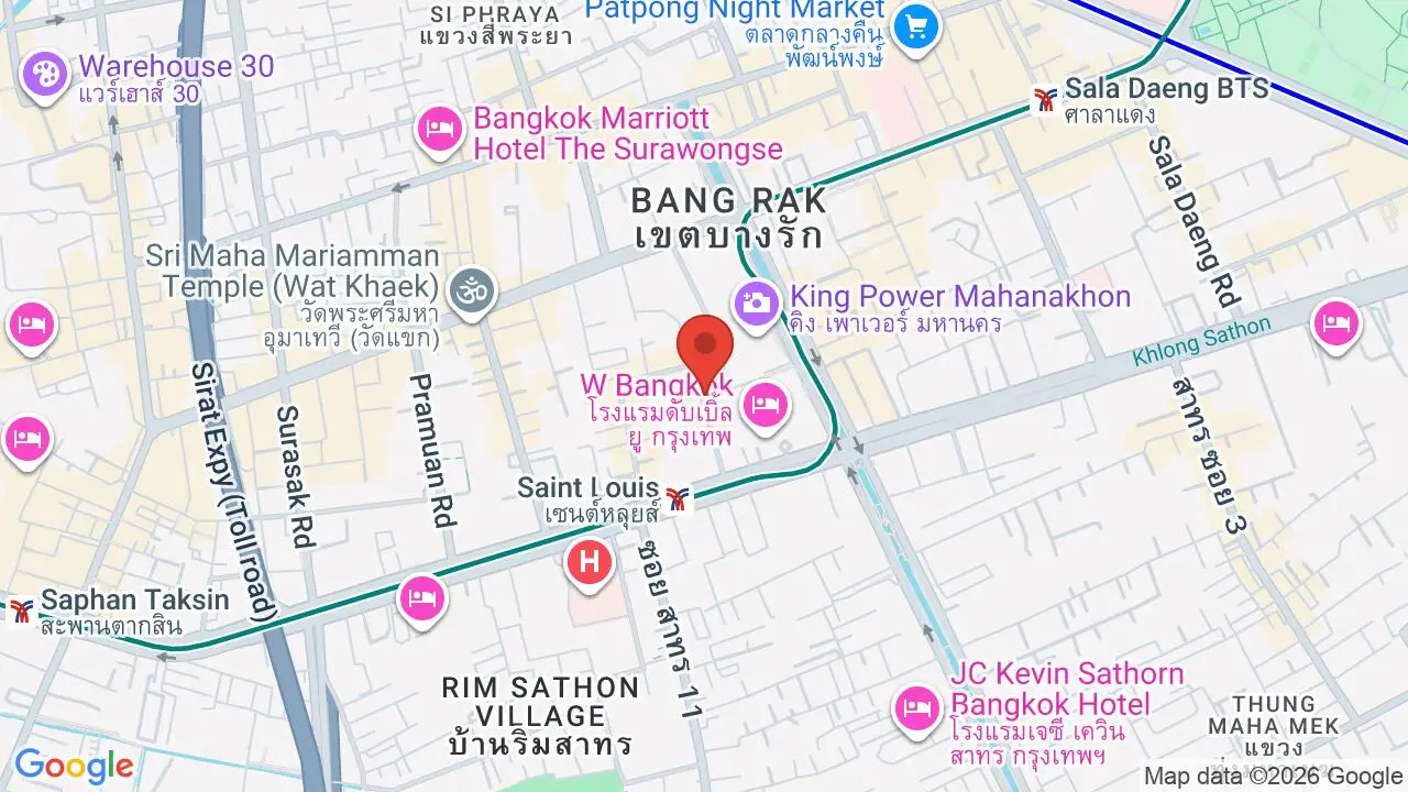 Map showing location of Maison Dunand