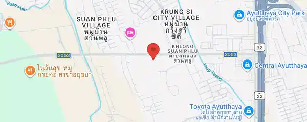 Static map showing Mayuu Ayutthaya Hotel in Ayutthaya