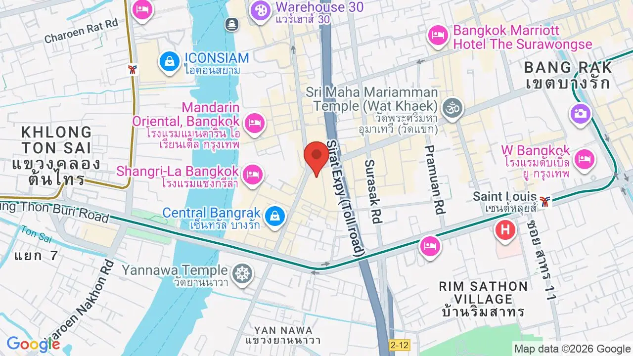 Map showing location of Mezzaluna