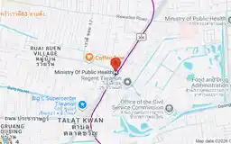 Map showing location of Ministry of Public Health station