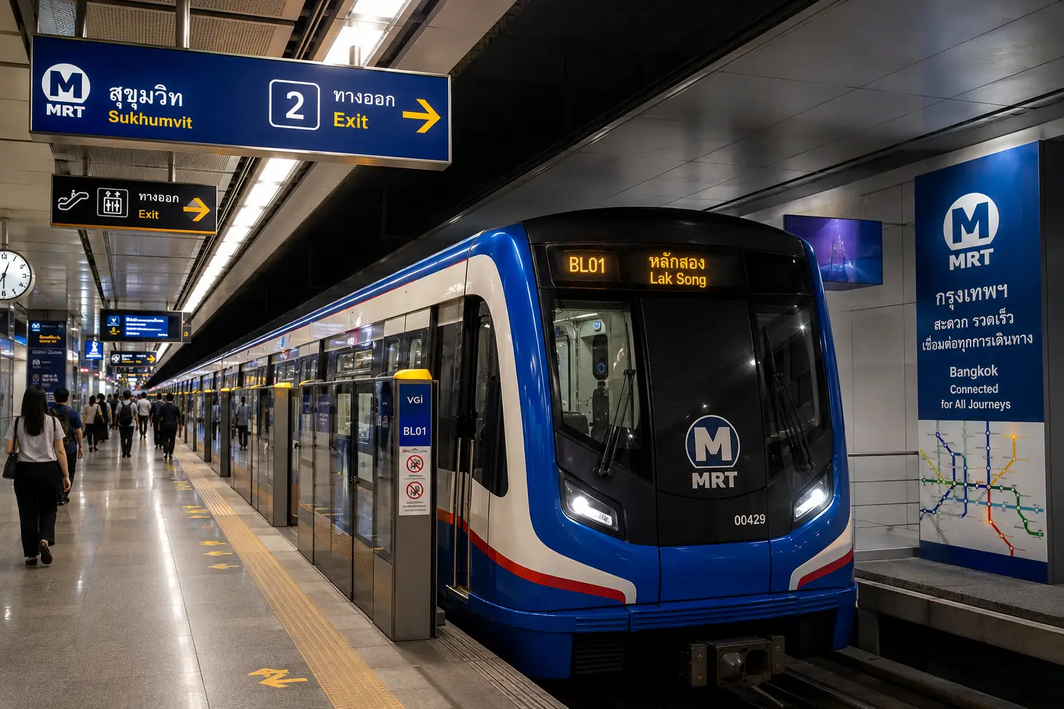 MRT train in Bangkok