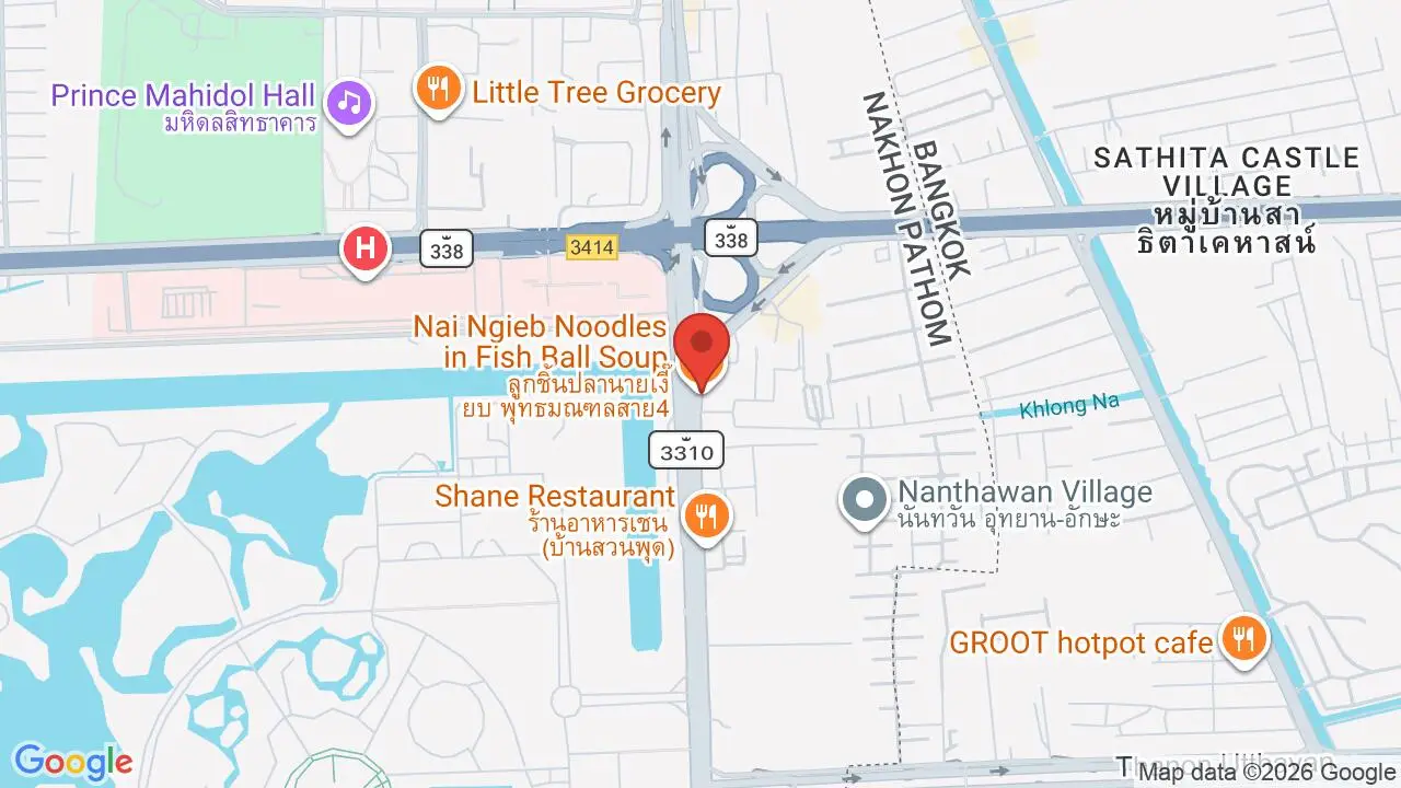 Map showing location of Nai Ngieb