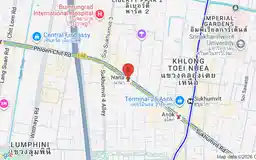 Map showing location of Nana station