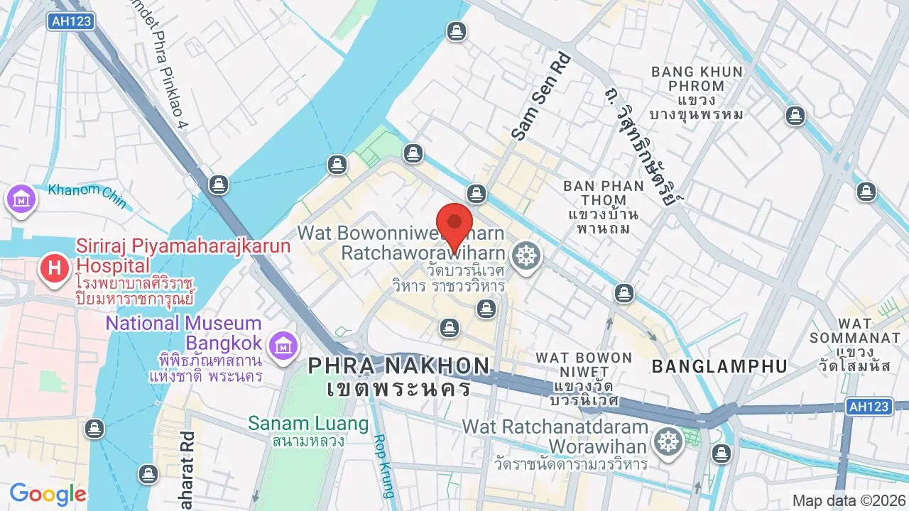 Map showing location of NapPark Hostel