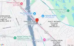 Map showing location of Outer Ring Road-Ram Inthra station