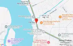Map showing location of Pak Nam station