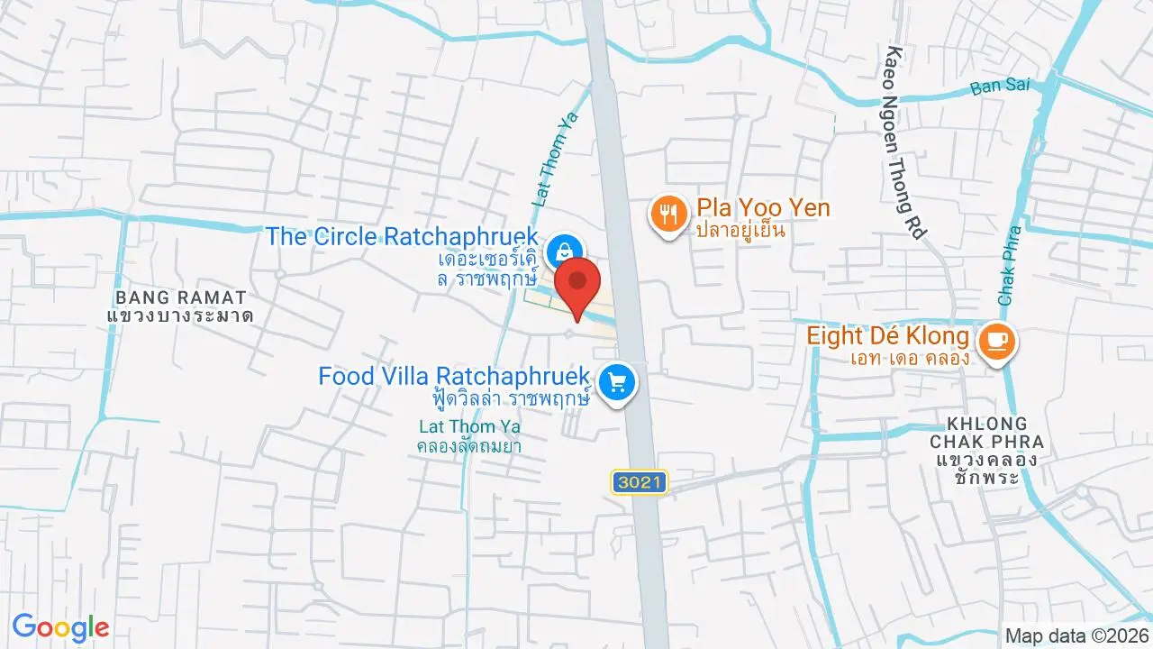 Map showing location of Phed Phed Bistro