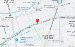 Map showing location of Pho Nimit station