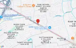 Map showing location of Ram Inthra Kor Mor 6 station