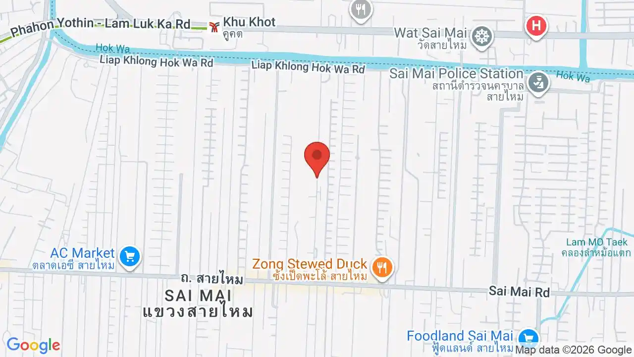 Google map centered on Ratchada