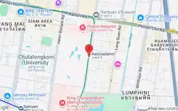 Map showing location of Ratchadamri station