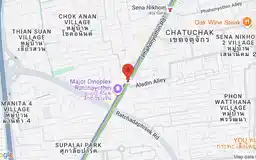 Map showing location of Ratchayothin station