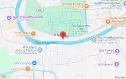 Static map showing River Bar - Ayutthaya in Ayutthaya