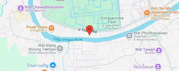 Static map showing River Bar - Ayutthaya in Ayutthaya