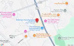 Static map showing Robinson Lifestyle Kanchanaburi in Kanchanaburi