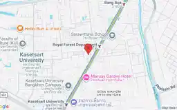 Map showing location of Royal Forest Department station