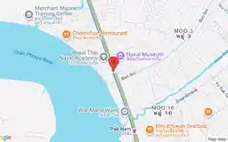 Map showing location of Royal Thai Naval Academy station