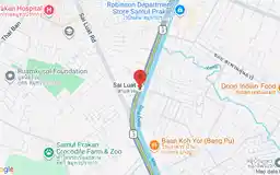 Map showing location of Sai Luat station