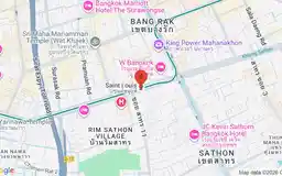 Map showing location of Saint Louis station