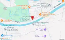 Static map showing sala ayutthaya in Ayutthaya