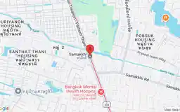 Map showing location of Samakkhi station