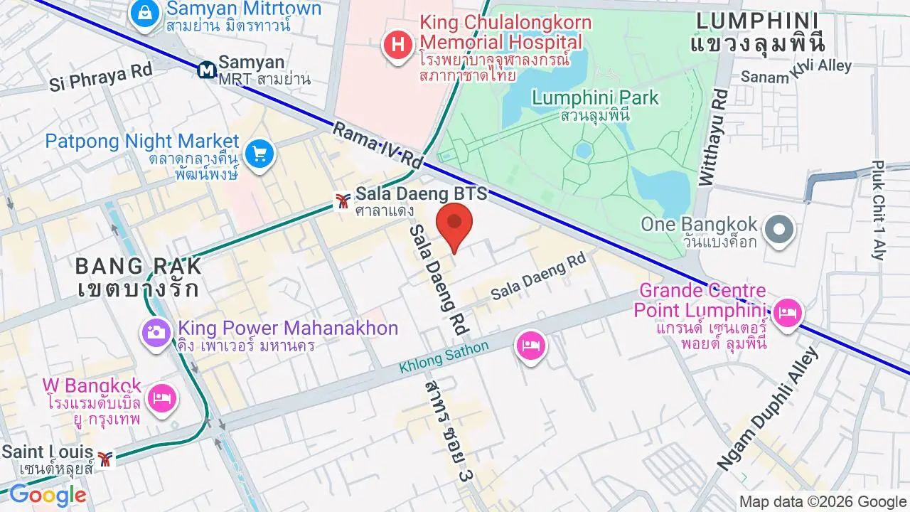 Map showing location of Samrub Samrub Thai