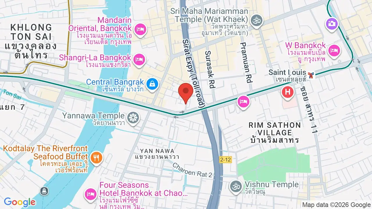 Map showing location of Sanyod (Bang Rak)