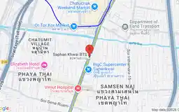 Map showing location of Saphan Khwai station
