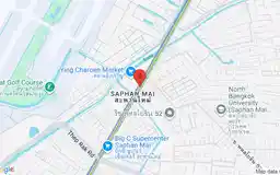 Map showing location of Saphan Mai station