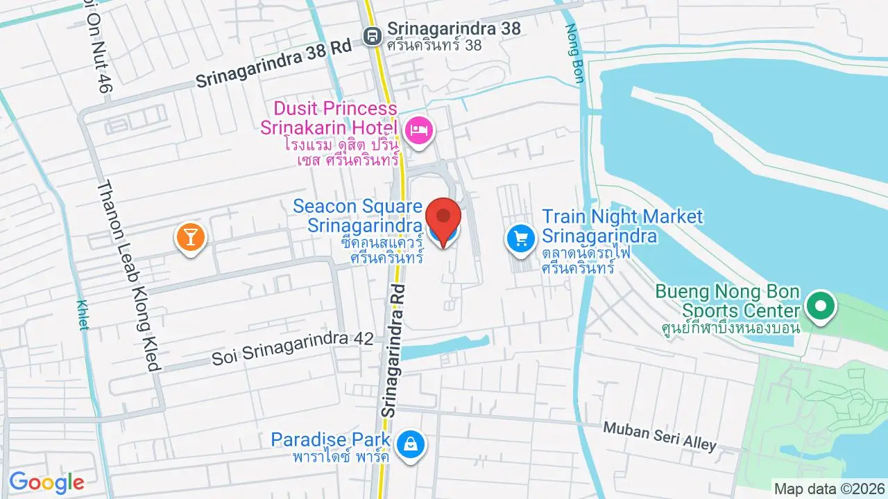 Map showing location of Seacon Square Srinakarin