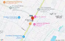 Map showing location of Si Bearing station