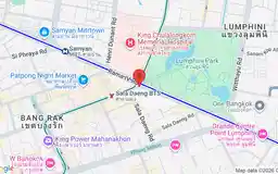 Map showing location of Si Lom station