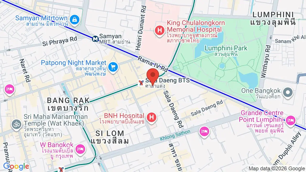 Map showing location of Silom Complex
