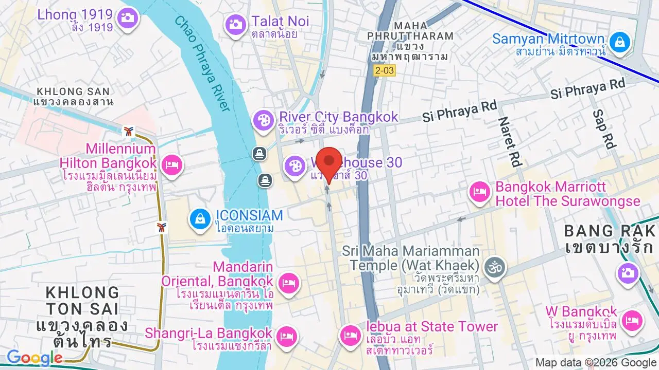 Map showing location of Small Dinner Club