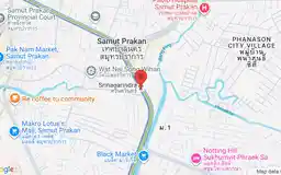 Map showing location of Srinagarindra station