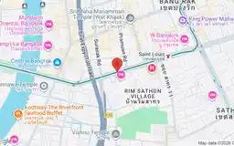 Map showing location of Surasak station