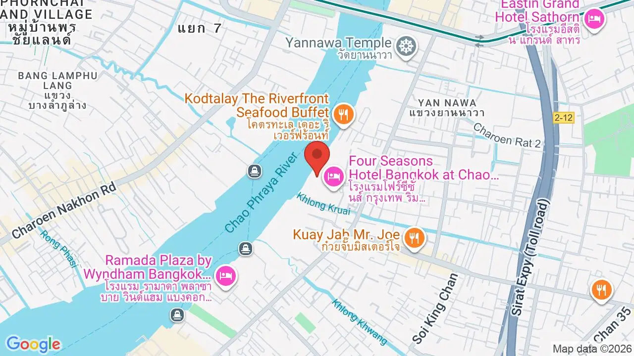 Map showing location of Sushi Saito