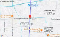 Map showing location of Sutthisan station