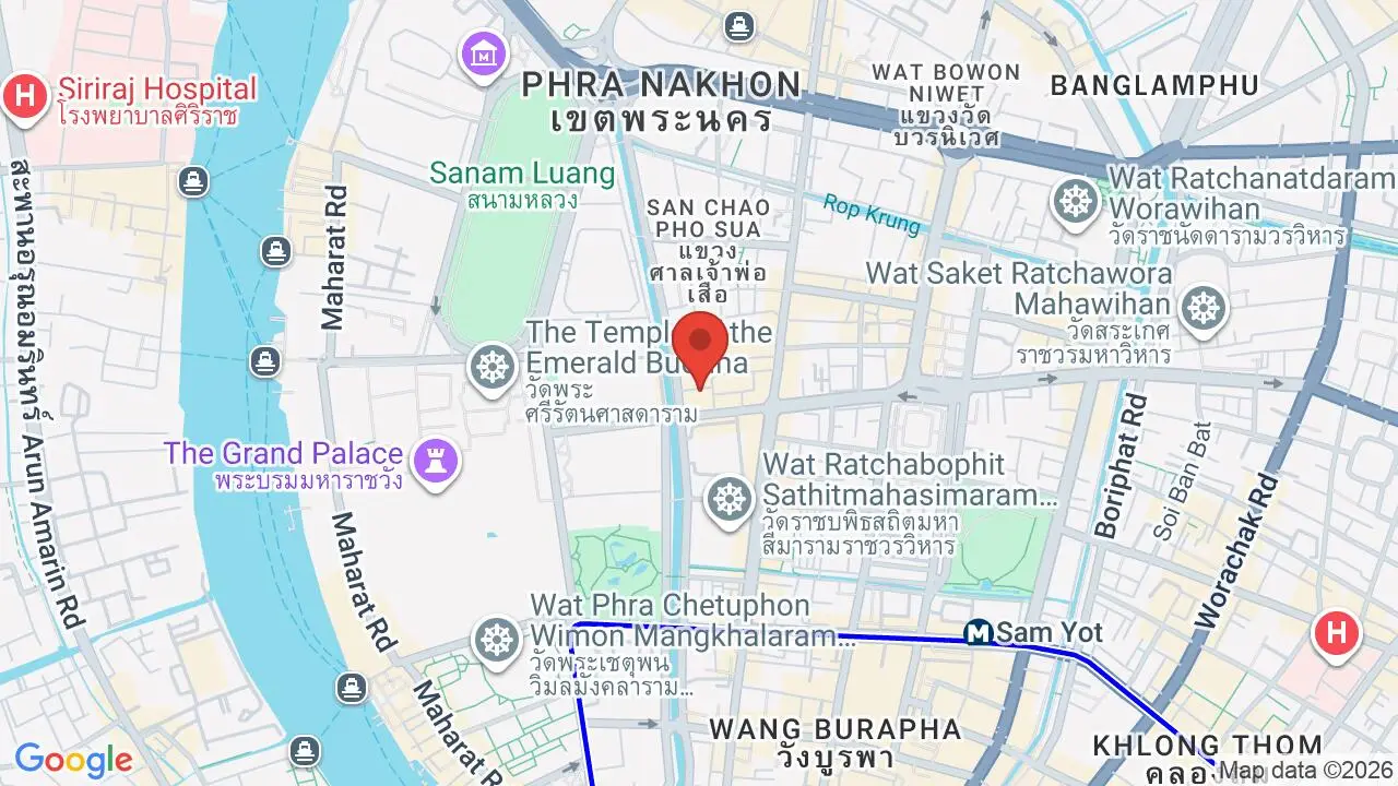 Map showing location of Thai Tham
