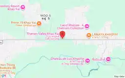 Static map showing Thames Valley Khao Yai in Khao Yai