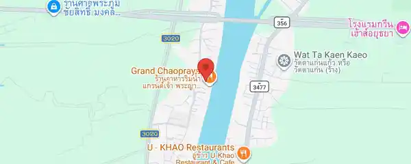Static map showing The Artisans Ayutthaya in Ayutthaya