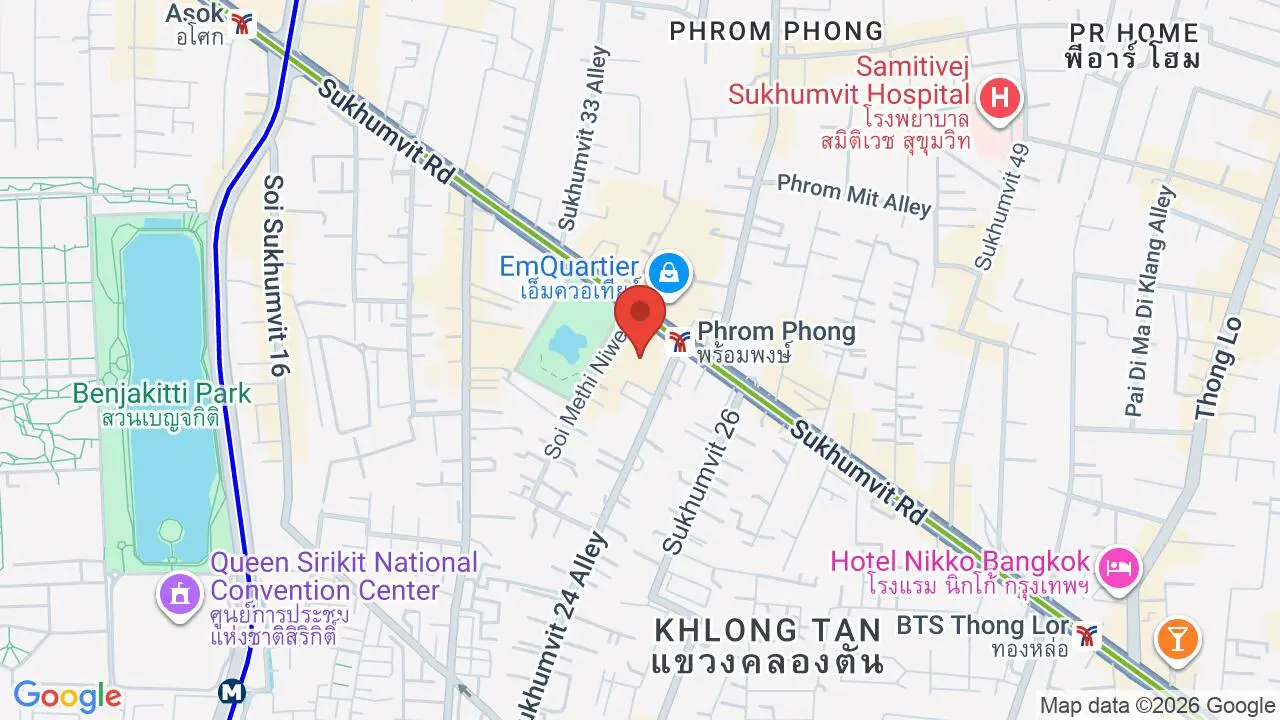 Map showing location of The Emporium