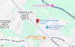 Static map showing TMK Park Kanchanaburi in Kanchanaburi