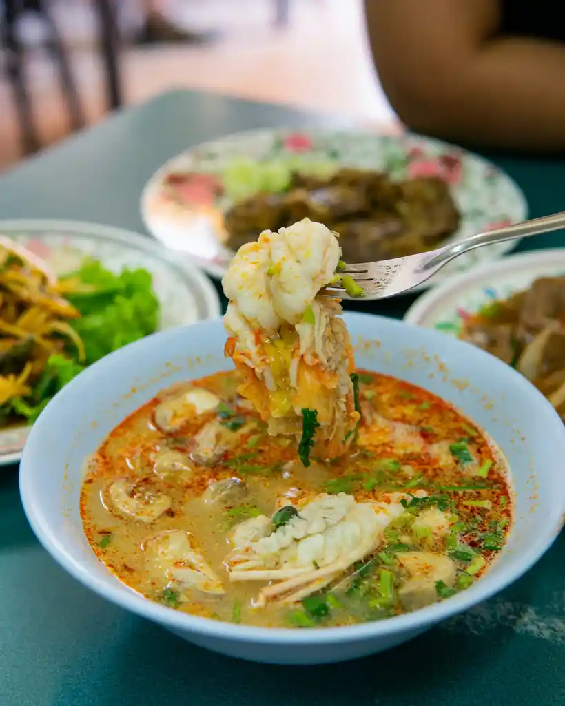 Tom yum kung and Thai seafood soups photo 2