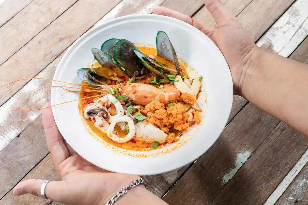 Tom yum kung and Thai seafood soups photo 3