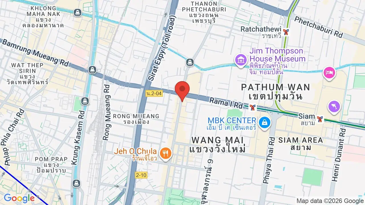 Map showing location of Tang Sui Heng (Banthat Thong Road)