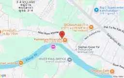Static map showing U Inchantree Kanchanaburi in Kanchanaburi