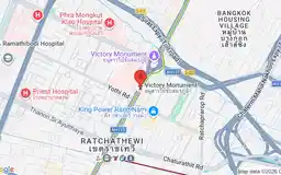 Map showing location of Victory Monument station