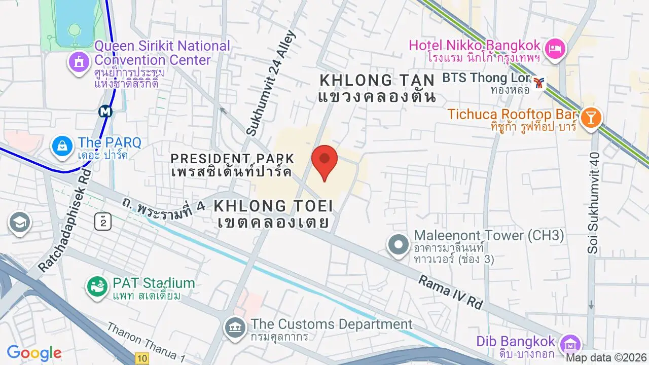 Map showing location of Villa Market