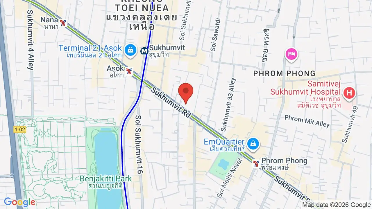 Map showing location of Wah Lok